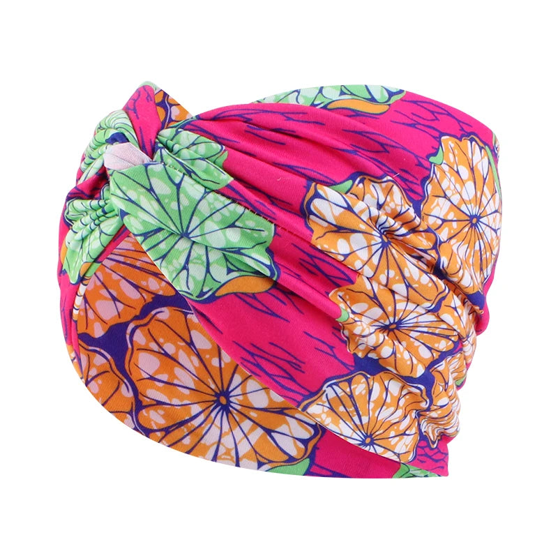 Nouveau modèle africain torsion Style bandeau élastique Double couche Bandana sport course bandeau pour femmes chapeaux cheveux accessoires