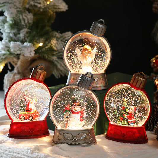 Décorations de Noël lumineuses, simulation de lumière plate LED, décoration de scène, éclairage de flamme, décoration pour la maison.