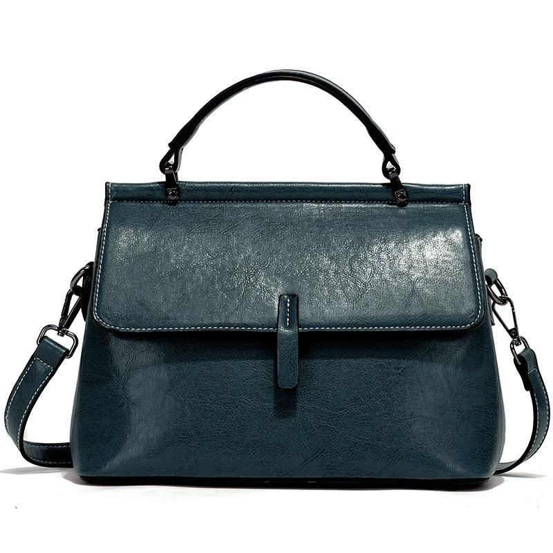 Sac à main de banlieue en cuir de grande capacité à la mode
