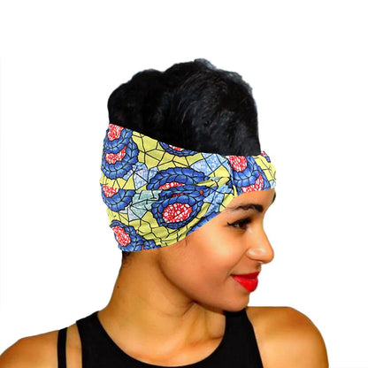 Bandeau de sauna imprimé à motif africain pour femmes, style torsadé, salon de maquillage, vêtements de sauna ronds, turban pour dames, accessoires pour cheveux