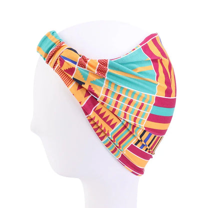 Bandeau de sauna imprimé à motif africain pour femmes, style torsadé, salon de maquillage, vêtements de sauna ronds, turban pour dames, accessoires pour cheveux