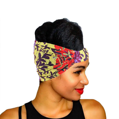 Bandeau de sauna imprimé à motif africain pour femmes, style torsadé, salon de maquillage, vêtements de sauna ronds, turban pour dames, accessoires pour cheveux
