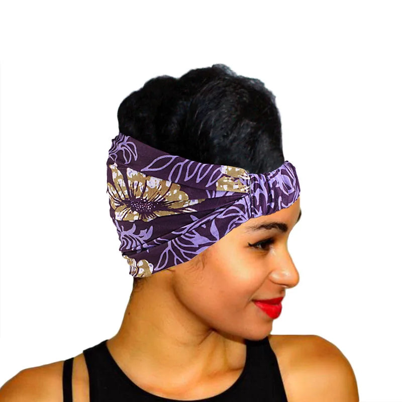 Bandeau de sauna imprimé à motif africain pour femmes, style torsadé, salon de maquillage, vêtements de sauna ronds, turban pour dames, accessoires pour cheveux