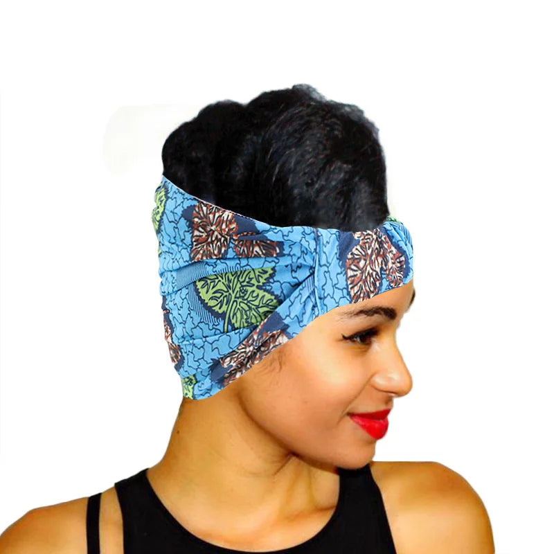 Bandeau de sauna imprimé à motif africain pour femmes, style torsadé, salon de maquillage, vêtements de sauna ronds, turban pour dames, accessoires pour cheveux