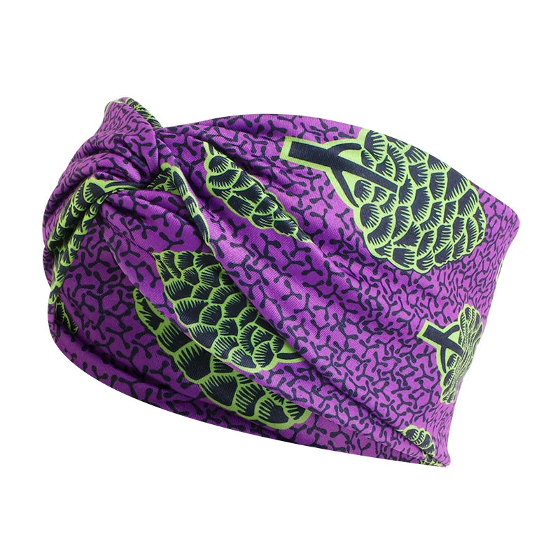 Bandeau de sauna imprimé à motif africain pour femmes, style torsadé, salon de maquillage, vêtements de sauna ronds, turban pour dames, accessoires pour cheveux