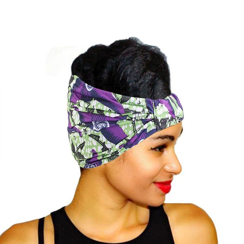 Bandeau de sauna imprimé à motif africain pour femmes, style torsadé, salon de maquillage, vêtements de sauna ronds, turban pour dames, accessoires pour cheveux