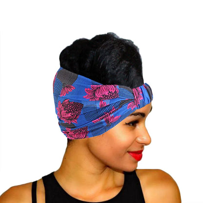 Bandeau de sauna imprimé à motif africain pour femmes, style torsadé, salon de maquillage, vêtements de sauna ronds, turban pour dames, accessoires pour cheveux