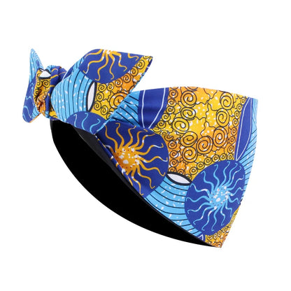 Bandeau de sauna imprimé à motif africain pour femmes, style torsadé, salon de maquillage, vêtements de sauna ronds, turban pour dames, accessoires pour cheveux
