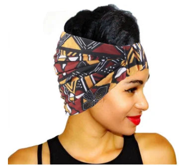 Bandeau de sauna imprimé à motif africain pour femmes, style torsadé, salon de maquillage, vêtements de sauna ronds, turban pour dames, accessoires pour cheveux