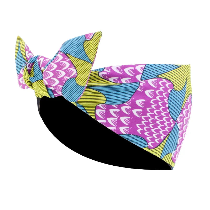 Bandeau de sauna imprimé à motif africain pour femmes, style torsadé, salon de maquillage, vêtements de sauna ronds, turban pour dames, accessoires pour cheveux