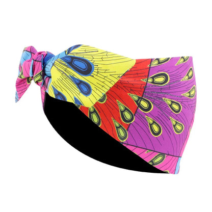 Bandeau de sauna imprimé à motif africain pour femmes, style torsadé, salon de maquillage, vêtements de sauna ronds, turban pour dames, accessoires pour cheveux