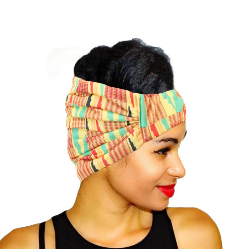 Bandeau de sauna imprimé à motif africain pour femmes, style torsadé, salon de maquillage, vêtements de sauna ronds, turban pour dames, accessoires pour cheveux