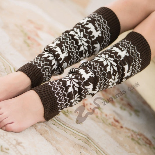 Chaussette Chauffante de Noël pour Protection des Tibias